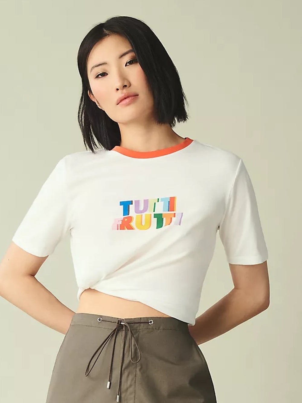 NWT KULE The Modern Tutti Frutti Graphic Tee by Anthropologie